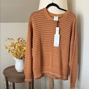 VARLEY fox knit crew XL new